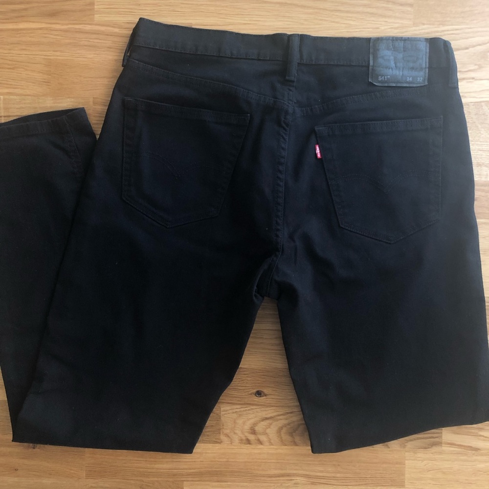 Levi’s 541 Athletic Taper Black Jeans 34x32